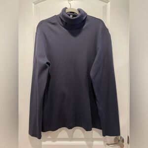 Ag Adriano Goldschmied Blue Turtleneck Sweater